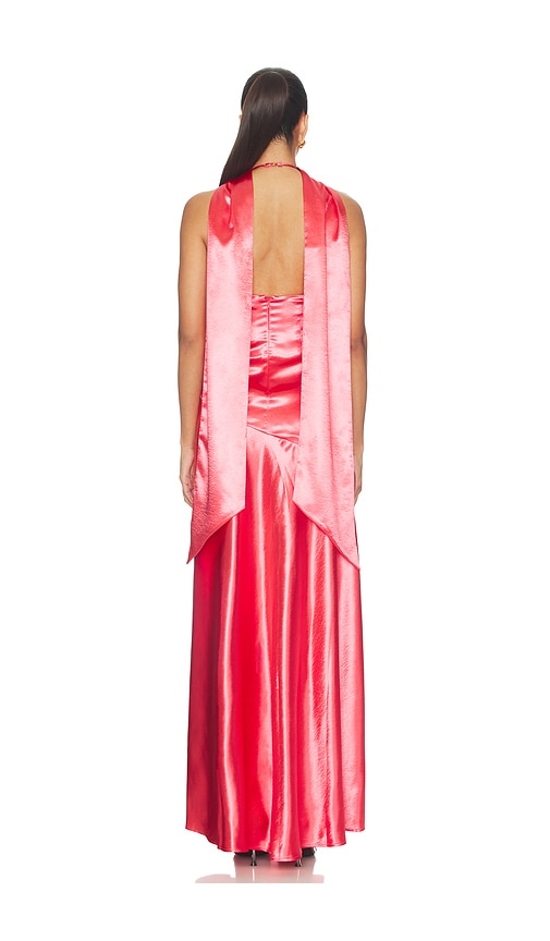 view 4 of 4 Cameryn Gown in Watermelon Pink
