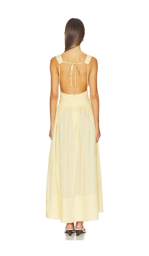 view 3 of 3 Sarina Midi Dress in Baby Yellow