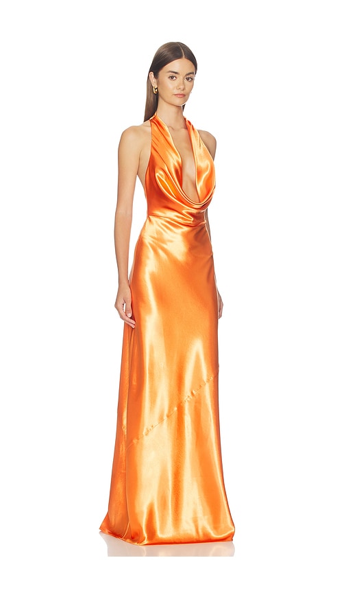 view 2 of 3 Camila Gown in Orange