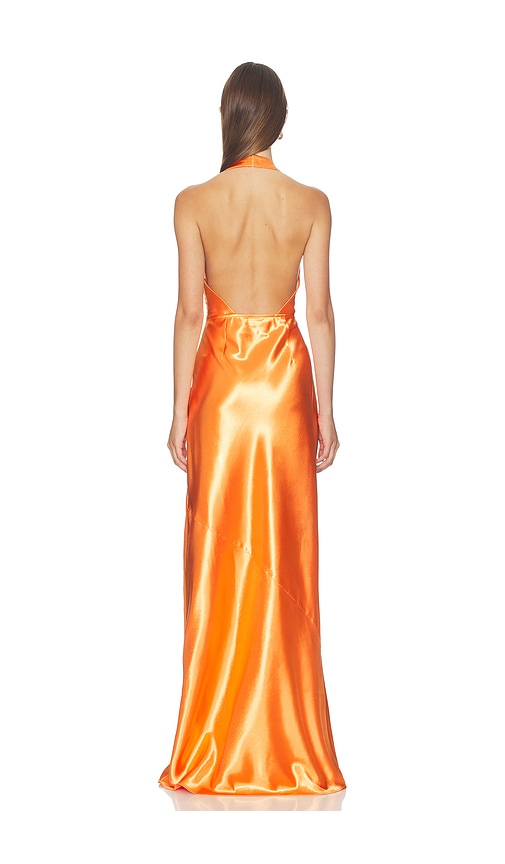 view 3 of 3 Camila Gown in Orange
