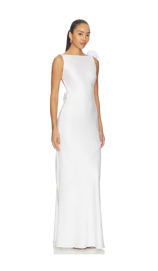 view 3 of 3 Angela Gown in White