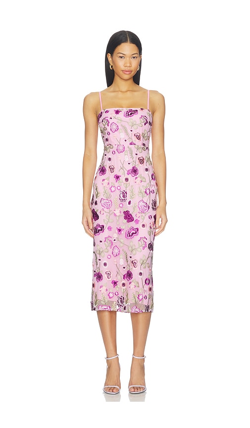 view 1 of 4 Ellis Midi Dress in Purple