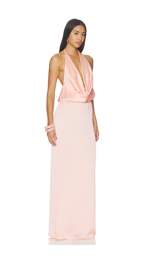 view 2 of 3 Tatiana Gown in Sunset Orange