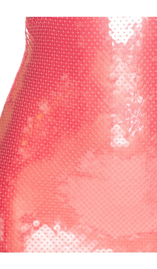 view 4 of 4 Alora Sequin Mini Dress in Red Ombre