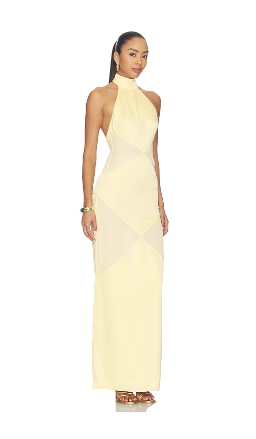 view 2 of 3 Mariella Gown in Baby Yellow