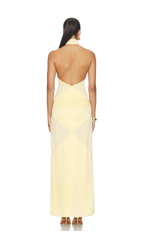 view 3 of 3 Mariella Gown in Baby Yellow