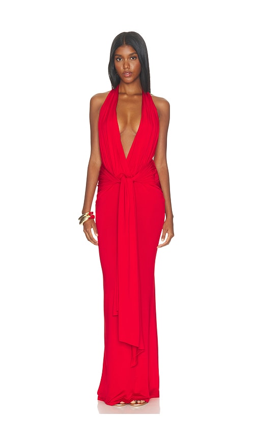 view 1 of 3 Coralie Gown in Red