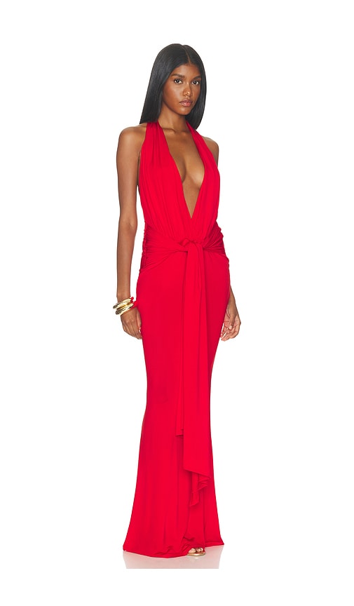 view 2 of 3 Coralie Gown in Red