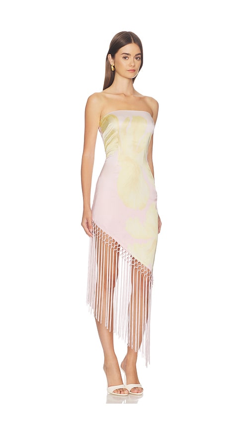 view 2 of 3 Tory Midi Dress in Pink & Yellow Floral