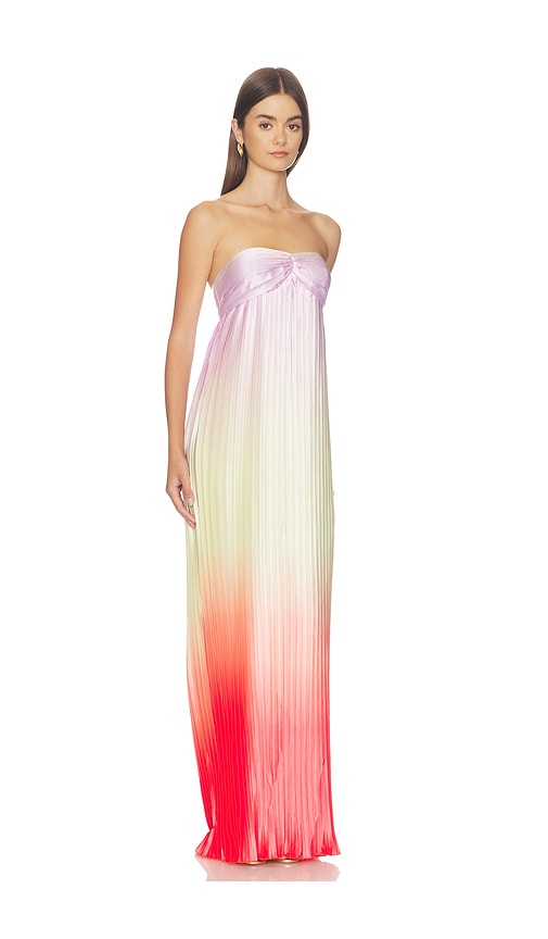 view 2 of 3 Georgia Maxi Dress in Sunset Ombre