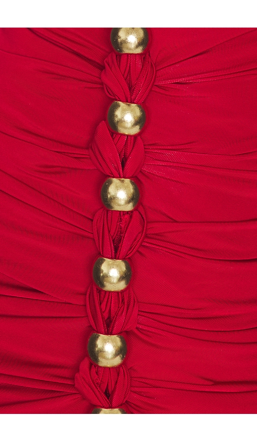 view 4 of 4 Cadence Mini Dress in Cherry Red