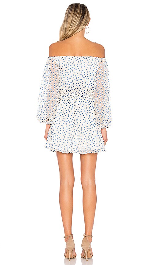 view 3 of 4 World Traveler Dress in Speckled Ocean