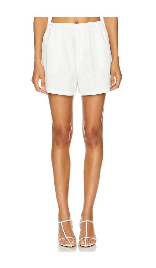 view 1 of 4 x Maggie MacDonald Mia Boxer Short in White