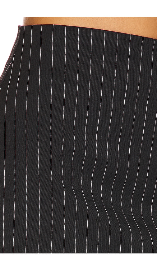 view 6 of 6 Grace Skort in Black Pinstripe