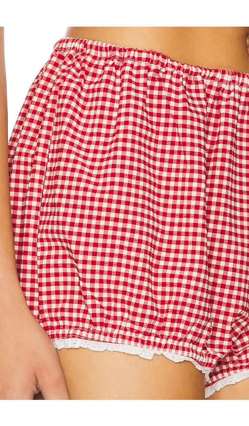 view 6 of 6 Ruby Short in Red Gingham
