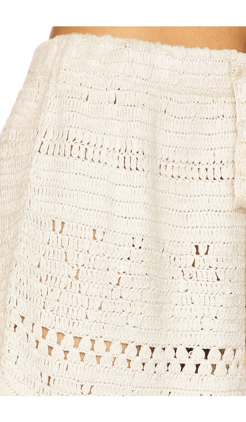 view 6 of 6 Joey Crochet Short in Ivory