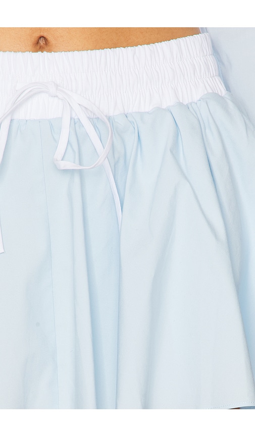view 6 of 6 Palmer Skort in Baby Blue & White