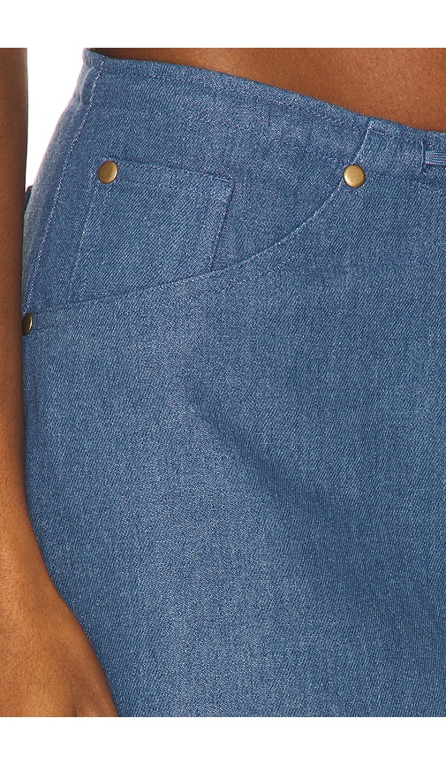 view 6 of 6 Bridgit Skort in Light Indigo