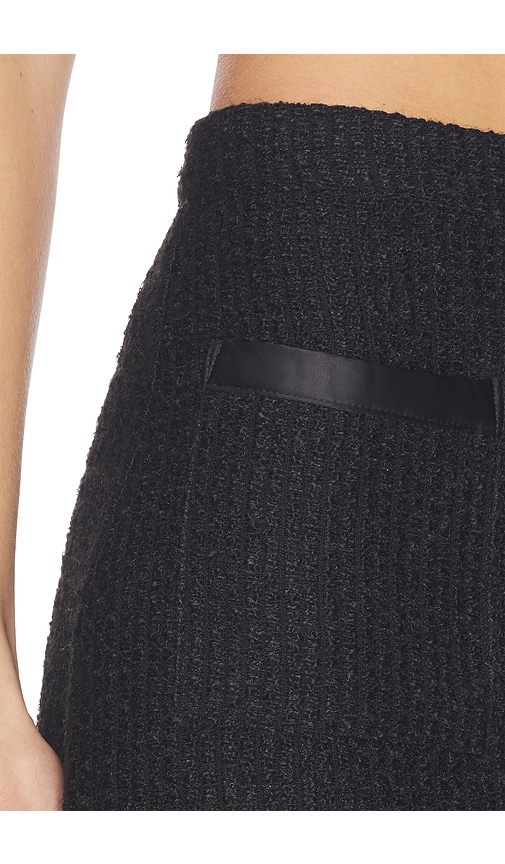 view 6 of 6 Ines Tweed Skort in Black Tweed
