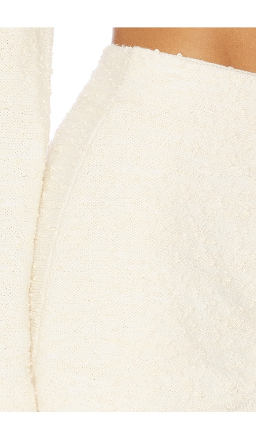 view 6 of 6 Amelia Texture Skort in French Vanilla