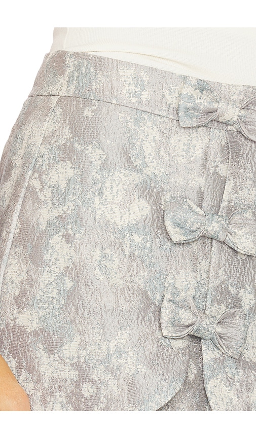 view 6 of 6 Hazel Skort in Blue & Tan