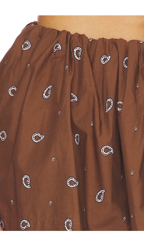 view 6 of 6 Tina Mini Skort in Cowboy Brown