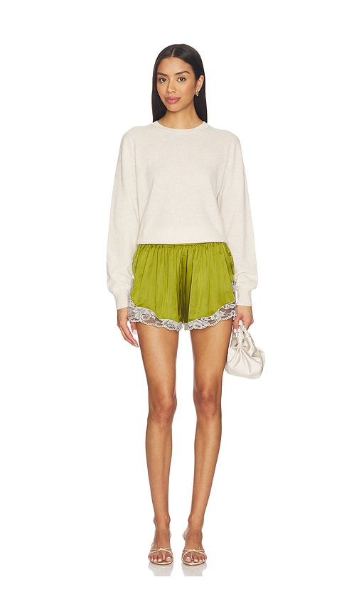 view 5 of 6 Mari Short in Chartreuse