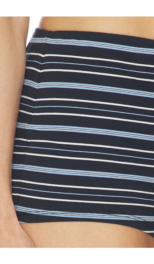 view 6 of 6 Cait Short in Blue Stripe