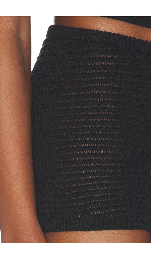 view 6 of 6 Evette Knit Short in Black