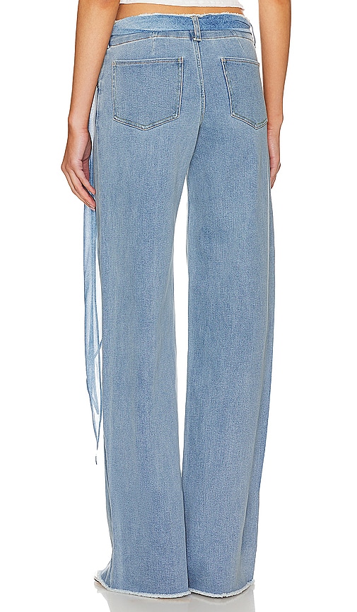view 3 of 4 Britney Pant in Blue Denim