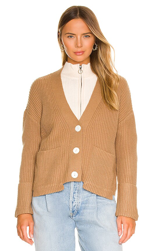 view 1 of 4 Avery Cardigan in Camel