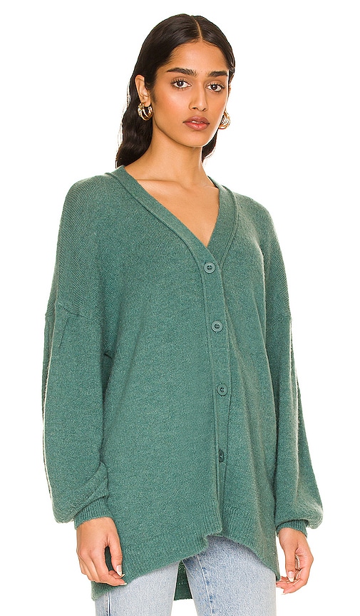 view 2 of 4 Bette Cardigan in Emerald Green