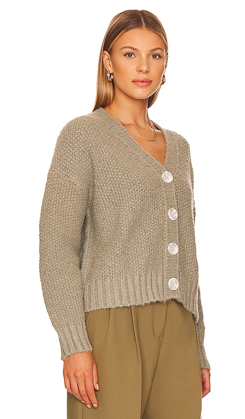 view 2 of 4 Lovers + Friends Lili Button Front Cardigan in Moss