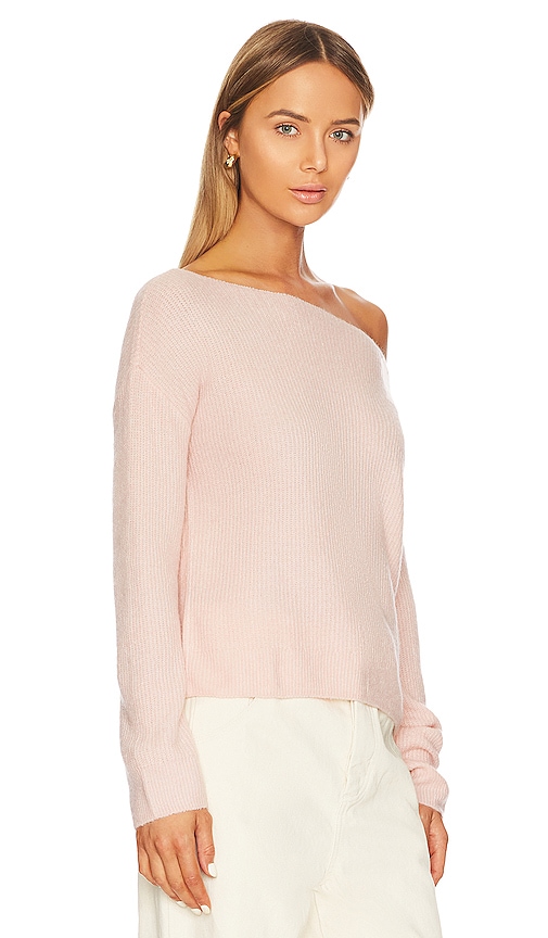 view 3 of 8 Lovers + Friends Alayah Off Shoulder Sweater in Soft Pink