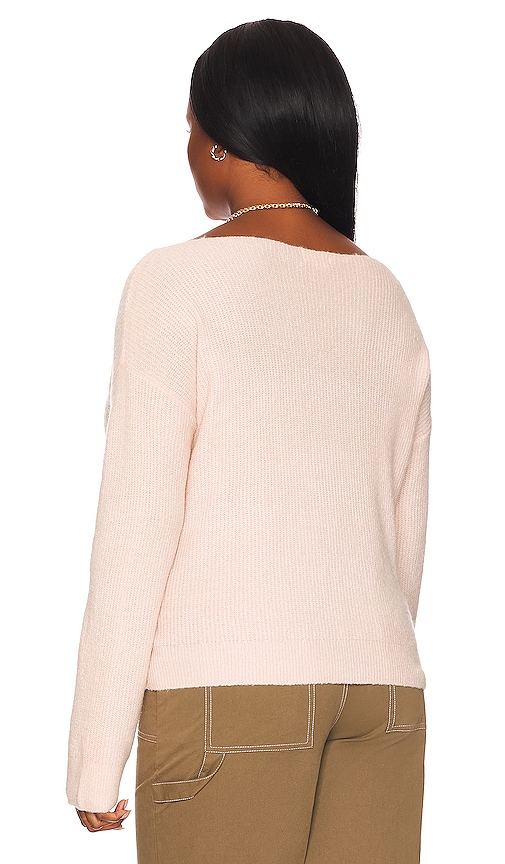 view 6 of 8 Lovers + Friends Alayah Off Shoulder Sweater in Soft Pink