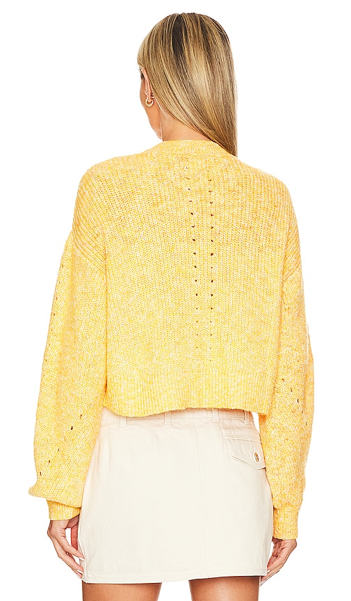 view 3 of 4 Lovers + Friends Ariella Cropped Pullover in Yellow Multi