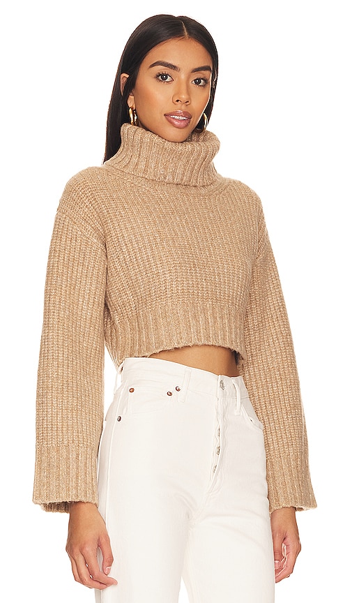 view 2 of 4 Feya Cropped Pullover in Beige