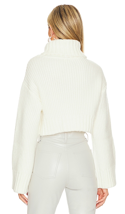 view 3 of 4 Feya Cropped Pullover in Ivory