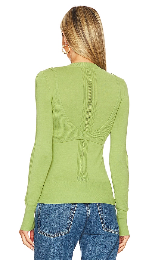 view 3 of 4 Izario Layered Sweater in Green