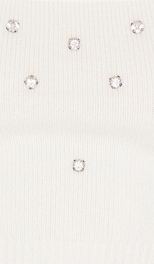 view 5 of 5 Mandy Cutout Embellished Sweater in White