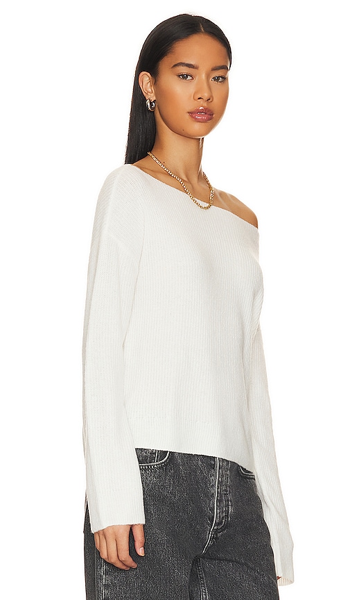 view 2 of 4 Alayah Off Shoulder Sweater in White