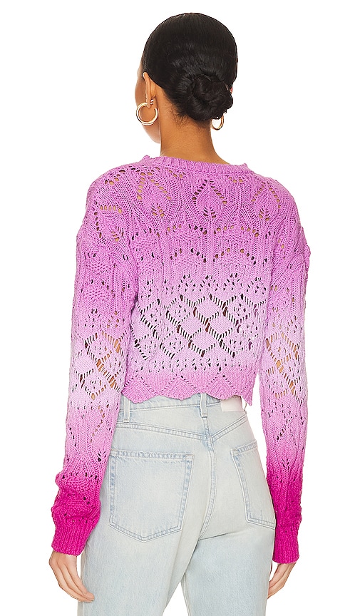 view 3 of 4 Florissa Ombre Sweater in Purple Ombre