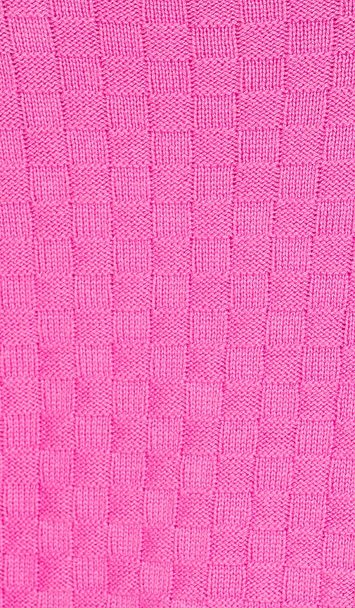 view 5 of 5 Zata Cardigan in Pink & White