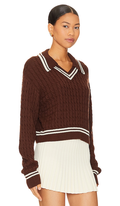 view 2 of 4 Eilir Sweater in Brown & White