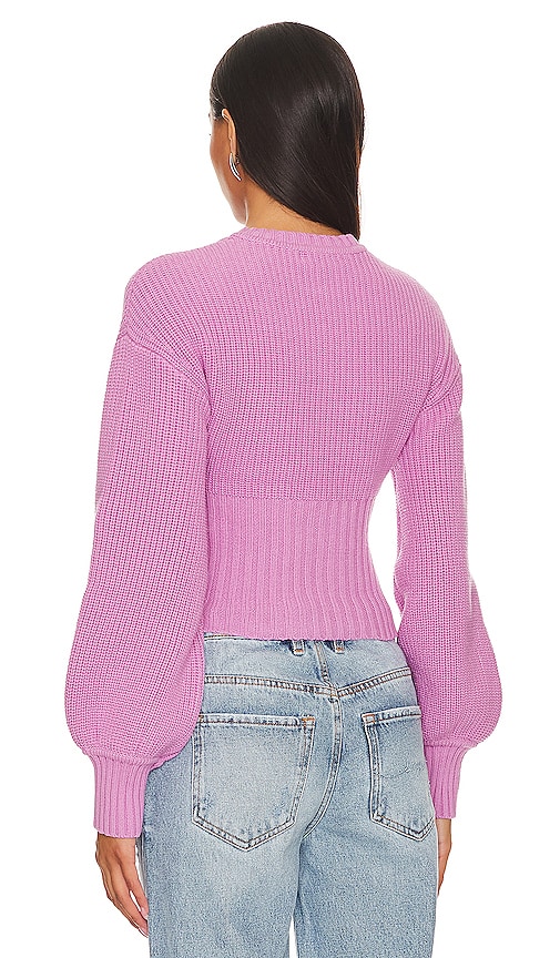 view 3 of 4 Anastasia Knit Sweater in Pink