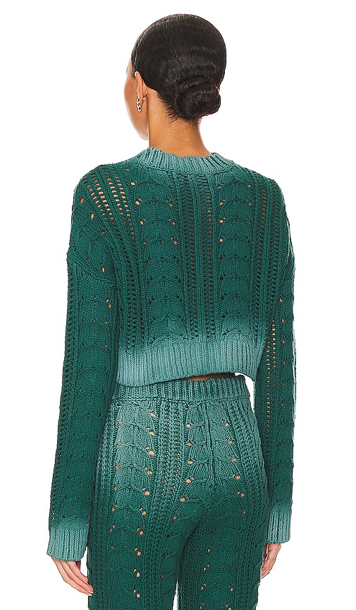 view 3 of 4 Jelissa Ombre Sweater in Green Ombre