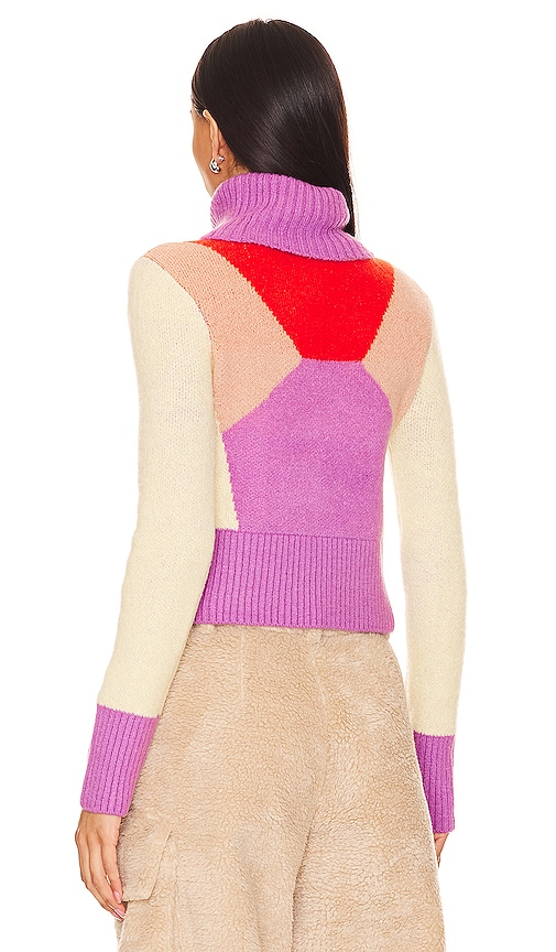 view 3 of 4 Caroline Sweater in Purple Multi