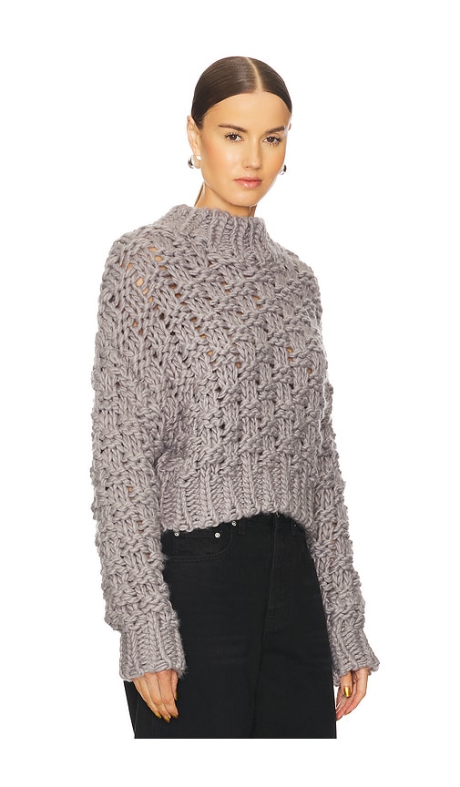 Shop Lovers & Friends Jolene Knit Sweater In 헤더 그레이