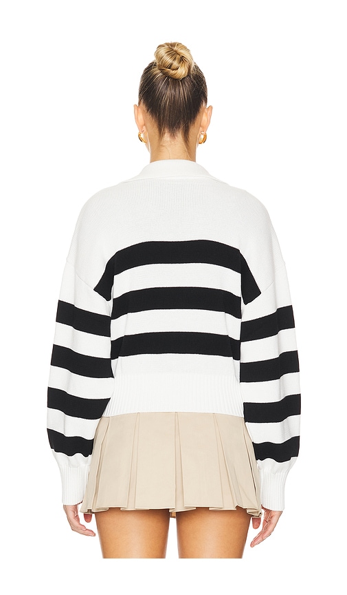 view 3 of 4 Allegrina Sweater in Black & White Stripe