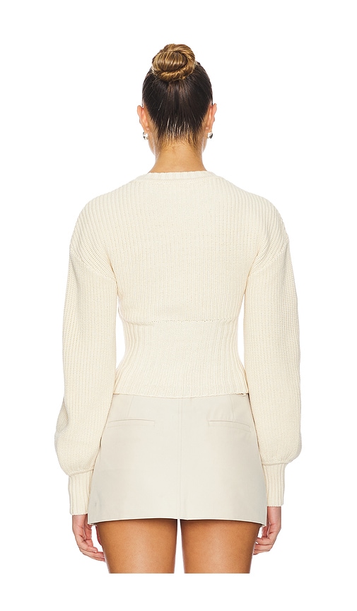 view 3 of 4 Anastasia Knit Sweater in Ivory